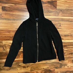 Jones New York Hoodie Zip Sweater
